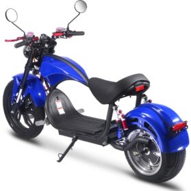 MotoTec Raven 60v 30ah 2500w Lithium Electric Scooter Blue_3