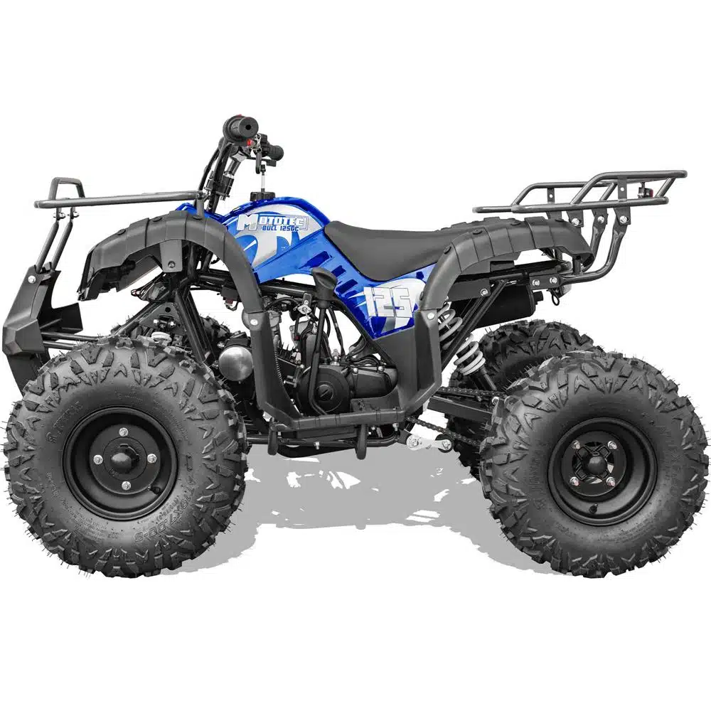 MotoTec Bull 125cc 4-Stroke Kids Gas ATV Blue_6