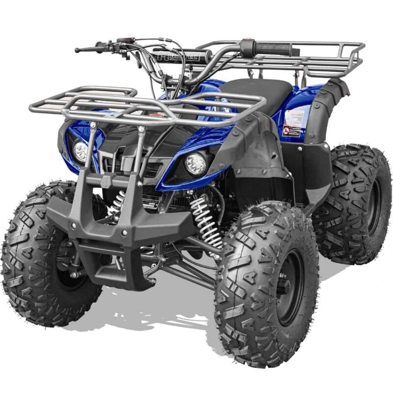 MotoTec Bull 125cc 4-Stroke Kids Gas ATV Blue_7