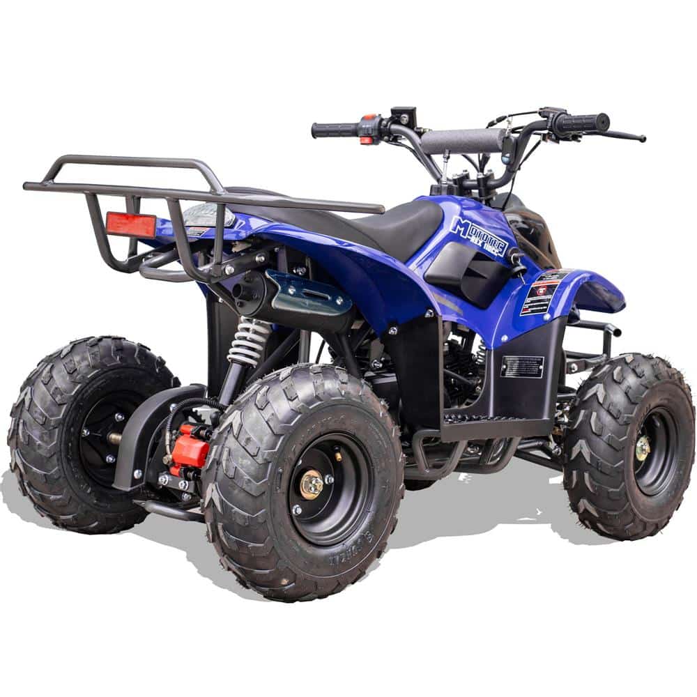 MotoTec Rex 110cc 4-Stroke Kids Gas ATV Blue_5